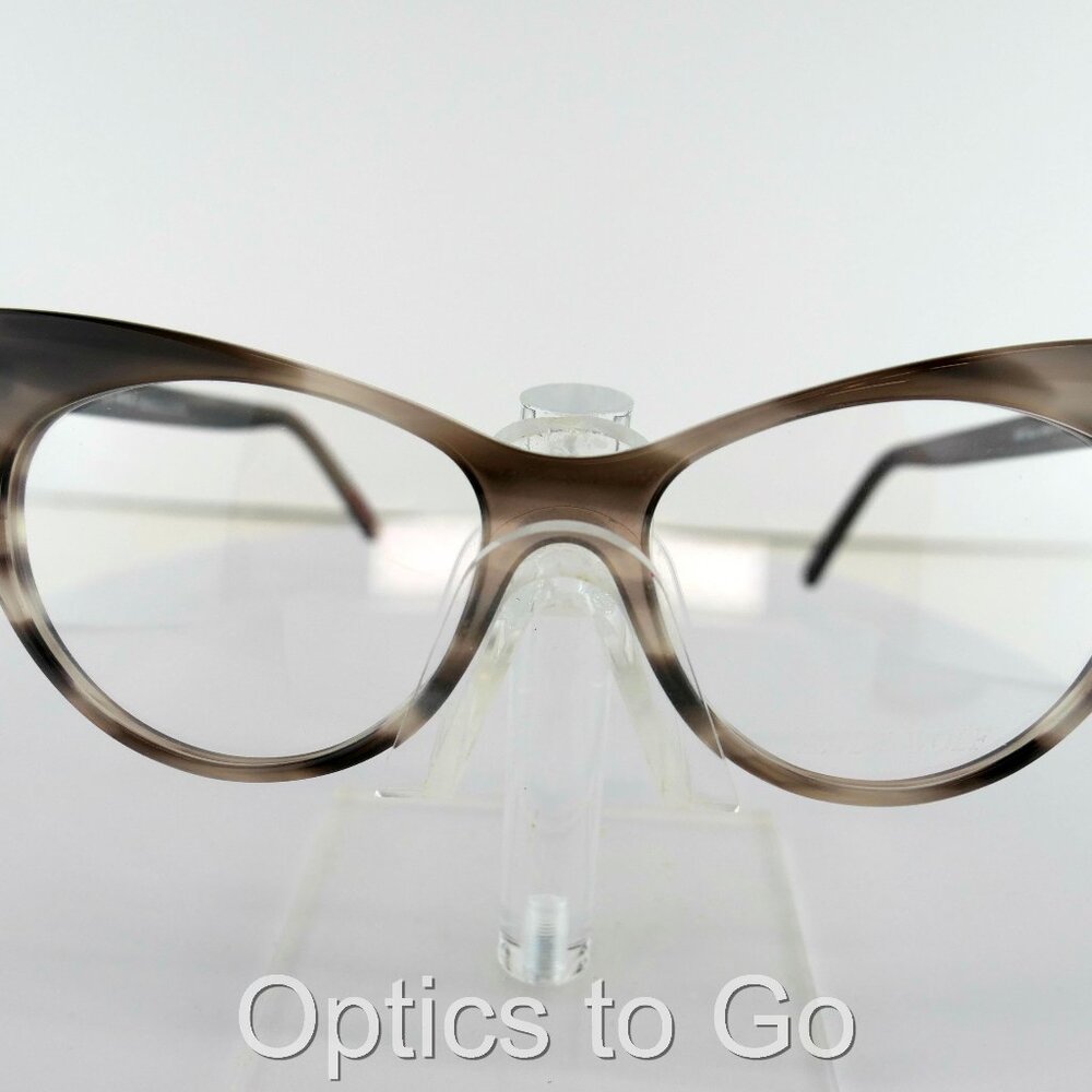ANDY WOLF 5087 COL: C  (BROWN GRAY STRIPE )  54-14-140 Eyeglass Frames